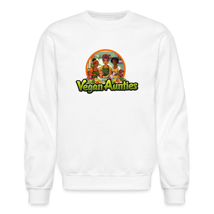 Vegan Aunties Sweatshirt - white