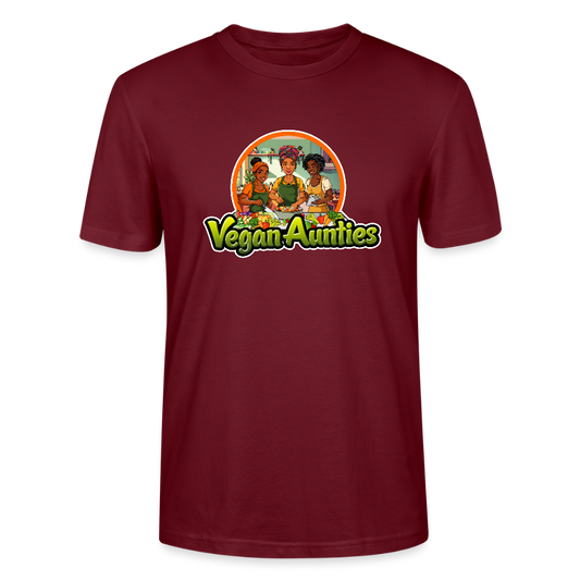 Vegan Aunties T-Shirt - burgundy
