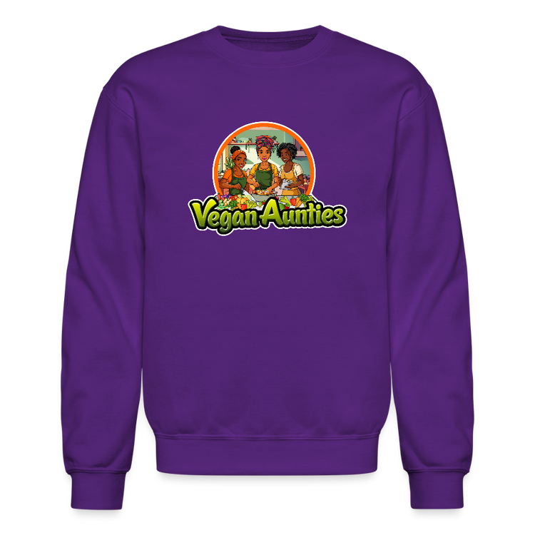 Vegan Aunties Sweatshirt - purple