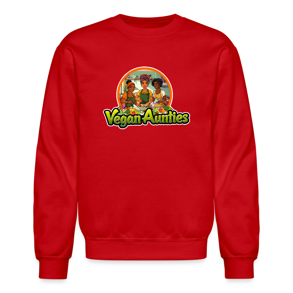 Vegan Aunties Sweatshirt - red