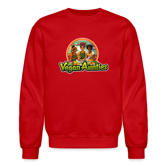 Vegan Aunties Sweatshirt - red
