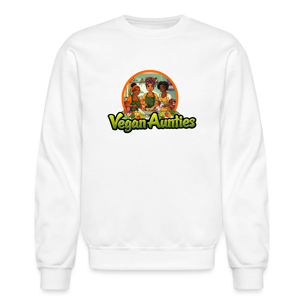 Vegan Aunties Sweatshirt - white