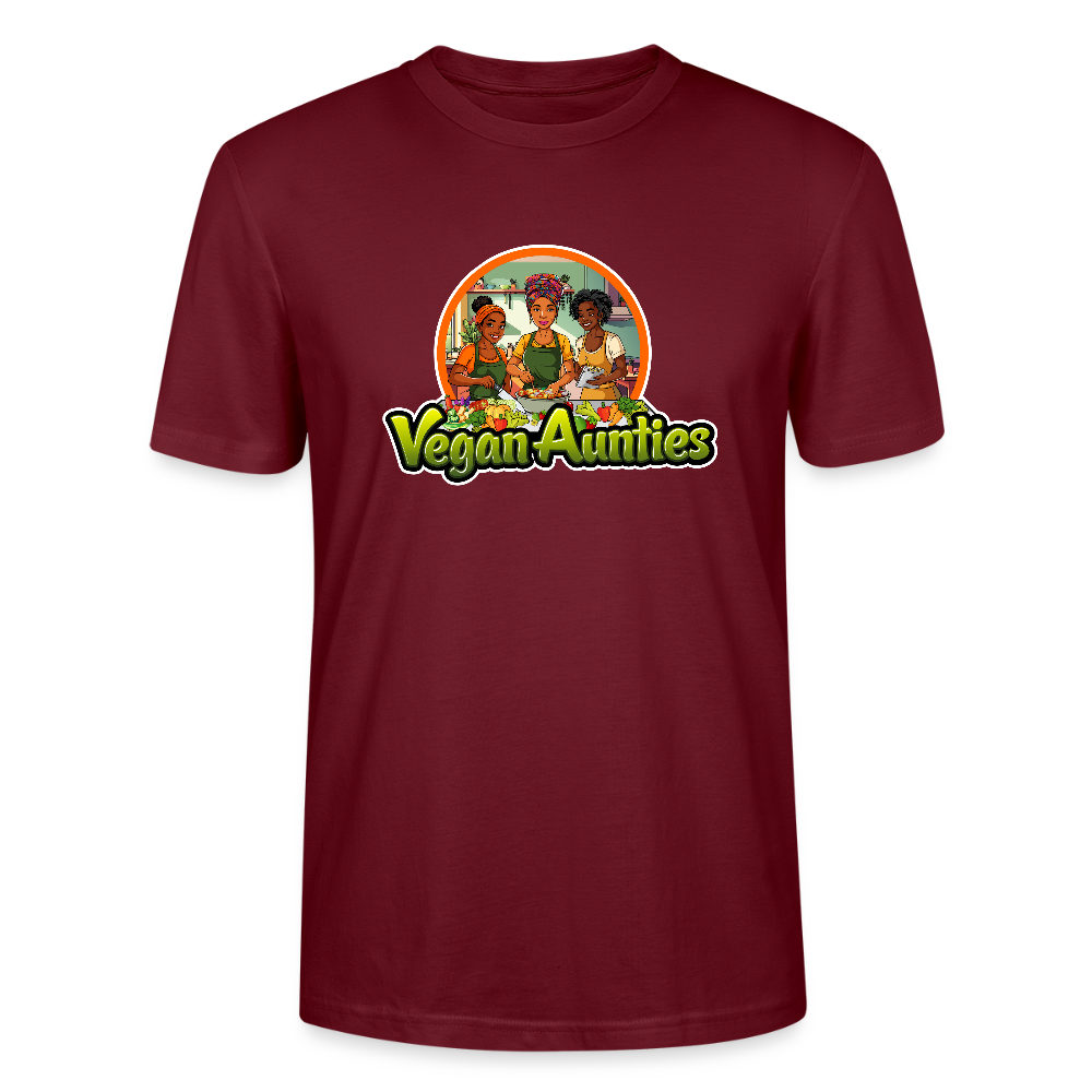 Vegan Aunties T-Shirt - burgundy