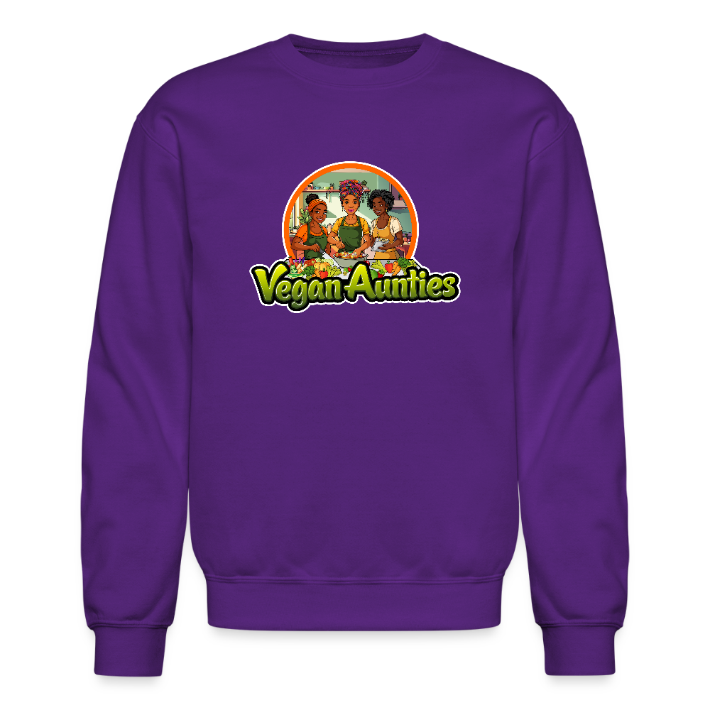 Vegan Aunties Sweatshirt - purple